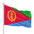 Promotional Product Customized 3x5 Feet Digital Printing 100%polyester Fabric Thickened Waterproof Eritrean Flag