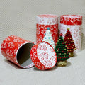 Factory Direct Sales Cardboard Paper Cylinder Packaging Can Tube Box Christmas Paper Tube Gift Packaging
