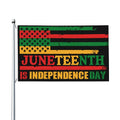 Juneteenth Flags Promotional Product 3x5ft 100%polyester Double Sided Digital Printing Custom Juneteenth Flag