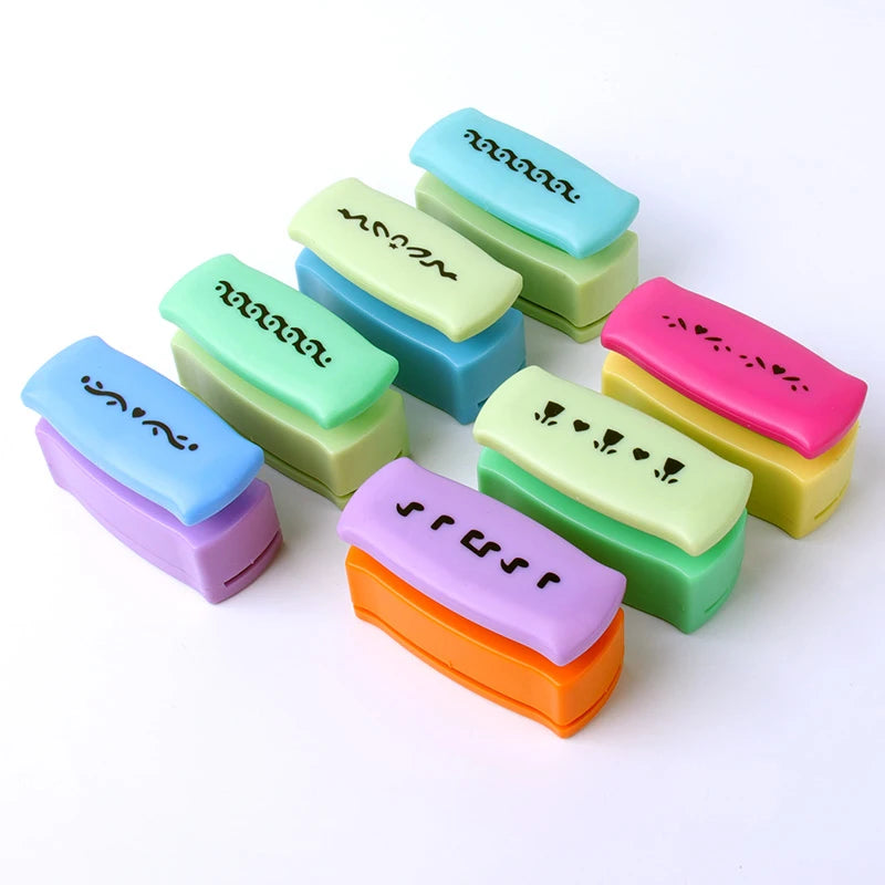 KAMEI Labour-saving Button Border Punch ABS+Zinc Alloy 10X45MM for DIY Paper Edge Cutting & Paper Craft Scrapbooking