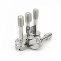 M2 M2.5 M3 M4 M5 M6 M8 304 Stainless Steel Hand Screw Knurled Thumb Anti-loosening Screws Bolts Short Head Slotted Captive Screw