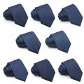 Fashion Ties Manufacturer Blue Men Paisley Ties for Men Business 7.5cm Polyester Mens Silk Tie