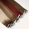 Double Drawn Tape in Hair Extensions 22 Inch 100% Remy Virgin Straight Tape Human Hair Extension Invisible Tape Hair Extension