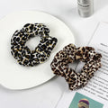 MIO Fashion Girls Polka Dot Zebra Leopard Print Rubber Hair Band Women Headwear Casual Soft Velvet Hair Elastic Band