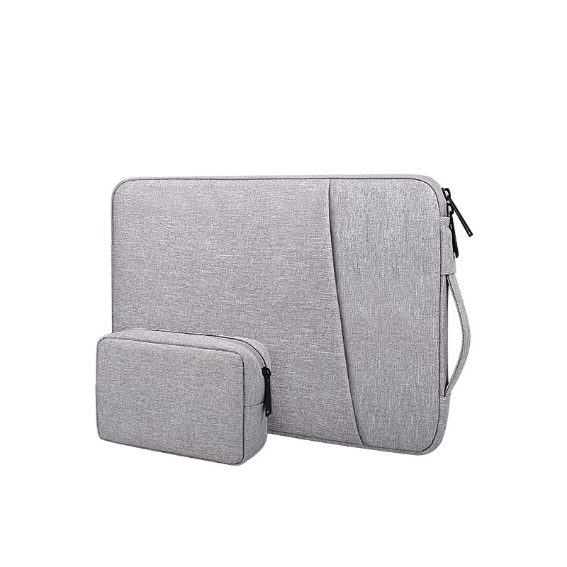 2Pcs Set OEM Waterproof Laptop Sleeve Bag Laptoptasche Bolsa Para Laptop Messenger Bag for Macbook Dell HP with Handle