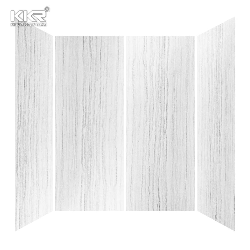 Solid Surface Artificial Stone Green Yellow White Marble-Like Big Slab Modern Wall Panel for Hotel Bathroom Bedroom