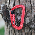 Innovative Design Large Swivel Bulb Shape Carabiner Outdoor Multifunctional Camping Backpack Climbing Hook for Belt Buckles