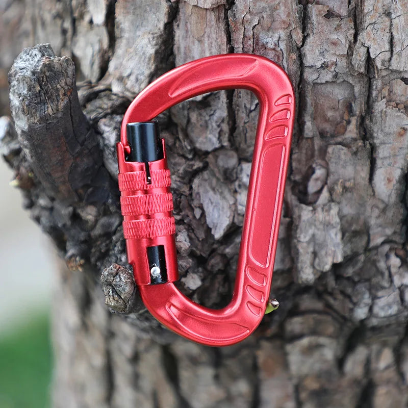 Innovative Design Large Swivel Bulb Shape Carabiner Outdoor Multifunctional Camping Backpack Climbing Hook for Belt Buckles