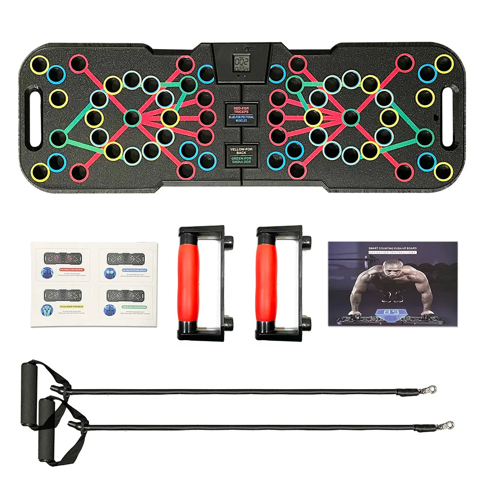 New Arrival 41-in-1 Multi-Functional Push-Up Board ABS Material Fitness Floor Chest Muscle Exercise Stand System