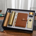 Custom Logo Corporate Metal Pen Power Bank Audio Temperature Display Office Business Gift Set Premium Features for Promotions
