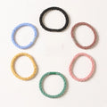 Braided Ponytail Holders Hair Accessories for Women Girls Thick Heavy and Curly Hair Extensions Elastic Band