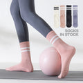 Womens Cotton Sports Socks in Stock Grip Yoga Socks Wholesale Athletic Pilates Socks