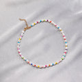 SC Hot Selling Bohemia Pearl Necklace Creative Colorful Beaded Necklace Handmade Pearl Necklace for Women and Girls