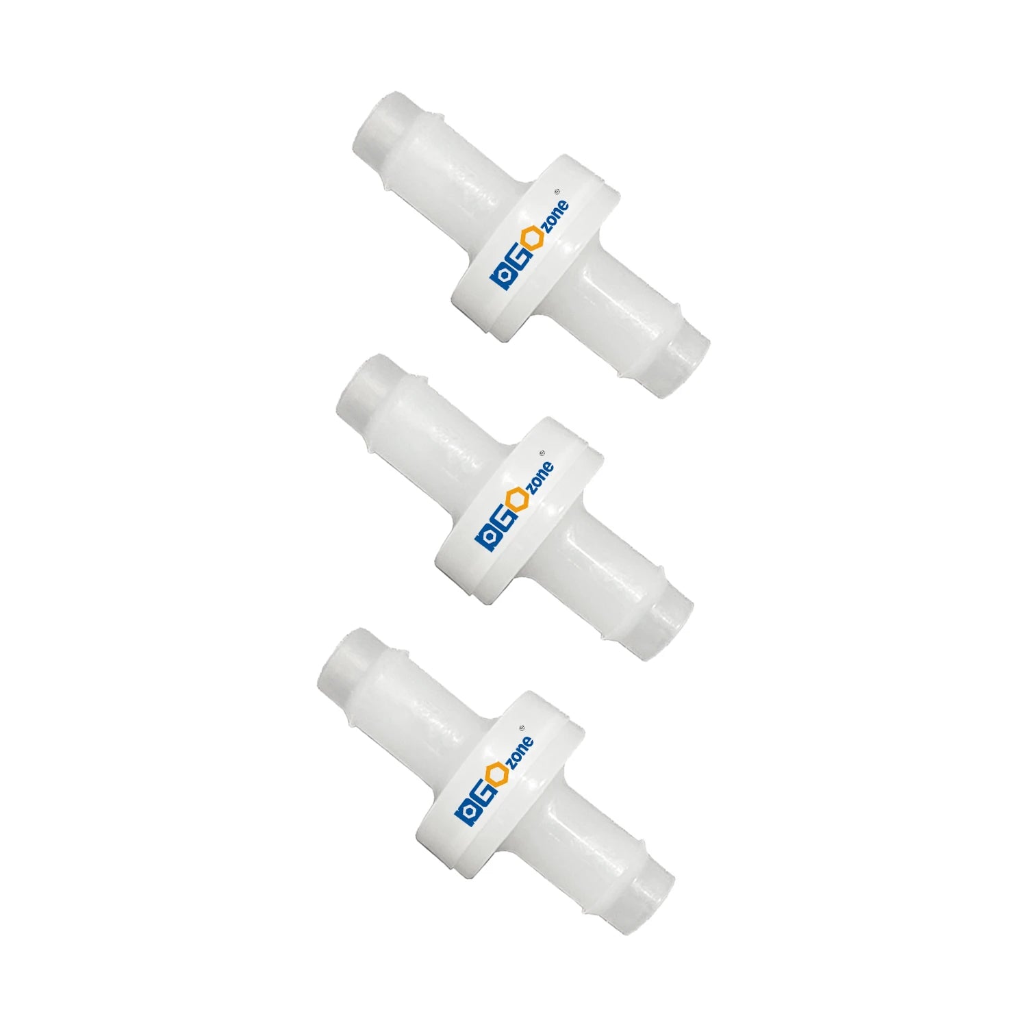 DGOzone PVDF One-Way Check Valve 9.5mm Non-Return Diaphragm Valve for High Temperature Water Gas Valve