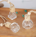 Hot Sale Bamboo Hanging Empty Diffuser Bottle Essential Oil Perfume Car Diffuser Bottle Aromatherapy Air Fresh Bottle