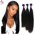 FH Wholesale Cuticle Aligned Natural Black Brazilian Human Hair Bundle Extension