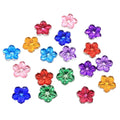 2000pcs 12mm Acrylic Cherry Blossom Flatback Flower Bead for Scrapbook Wedding Crafts DIY Handmade Arts Ornaments Clothing Shoes