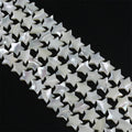 14-15mm Wholesale Five Pointed Star Loose Beads Mother of Pearl Shell