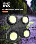 Rgbw Waterproof Cob Blinder Light Ip65 Four Eyes 4*100W 400W LED 10 90 75 Blinder Led Ip65 200w