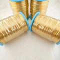 Plated Jewelry Accessories Wire Gold Brass Jewelry Metal Simple Heat Shrinkable Piece Material Pendant Environmental Friendly