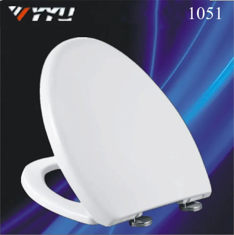 Comfort Modern Elongated Shape One Push Button Quick Release Soft Close Toilet Seat Cover