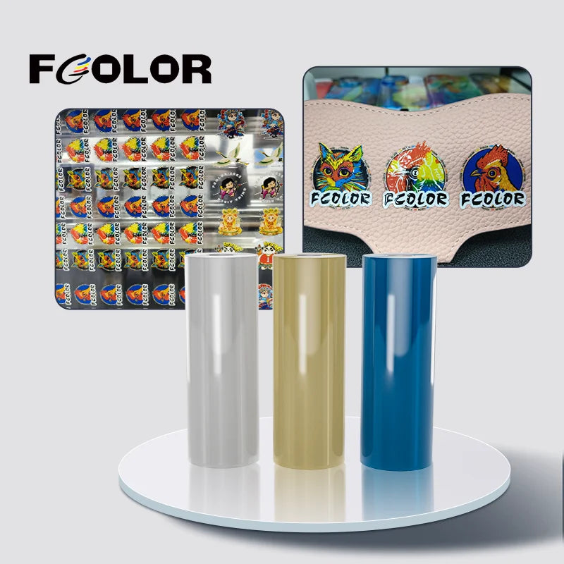 Universal UV DTF Crystal Film  Cold Peel UV Printing Sticker Film for Hard & Soft Surfaces