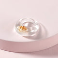 Chic Chunky Conch clear Acrylic Ring