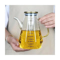 Innovative Diamond Shapes Borosilicate Glass Oil and Vinegar Bottle Set Empty Olive Oil Bottles Olive Oil Cans