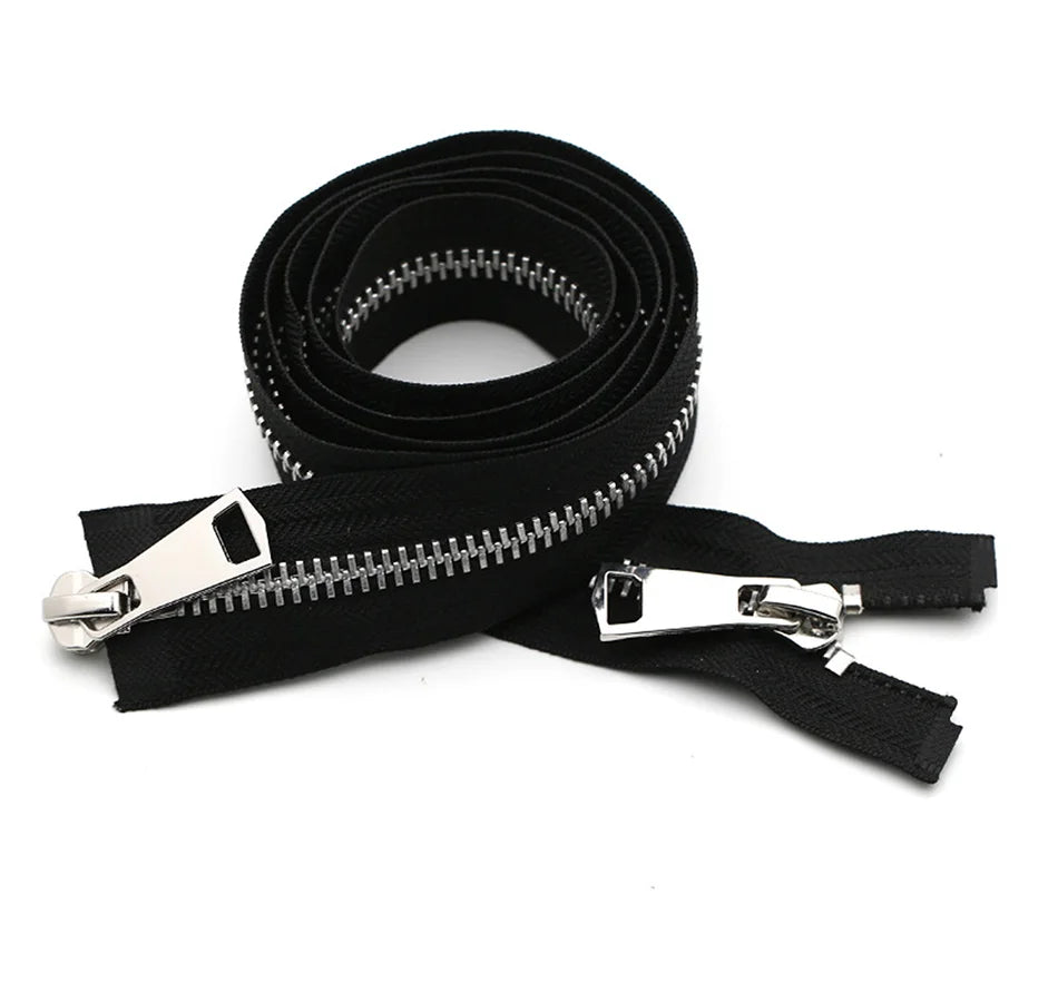 Zipper for Garment Shoes Wholesale Eco-Friendly Close-End/Open-end Two Way Reversible High Quality Metal Brass #5 Zippers Bags