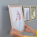 8MM Wall Mounted Adhesive Screw Sticker Picture Hanger Photo Frame Holder Rack Hooks & Rails for Nail Painting & Wall Hanging