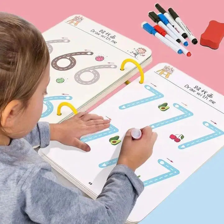 Hot Selling New Early Childhood Educational Toys for Children Support Dropshipping & Wholesales Pen Handwriting Practice Book