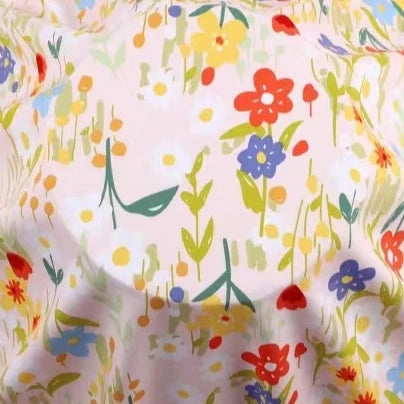 Digital Printed Rayon Viscose Modal Material Custom Hawaiian Printed 100% Rayon Challis Fabric Dress Fabric