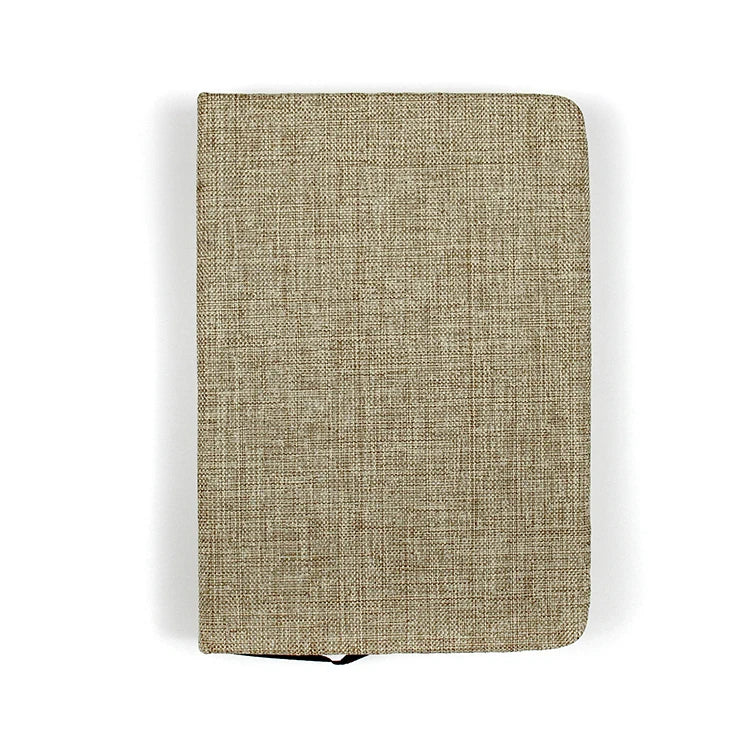 Wholesale Plain Linen A5 A6 Fabric Custom Printed Notebooks