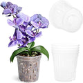Dropshiping Orchid Pots With Holes Clear Orchid Pot Plastic Plant Pot Flowerpots Outdoor and Indoor Use