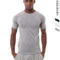 Summer Fashion Fitness New Arrival Casual Short Sleeve Solid Color Breathable Quick Dry Polyester T Shirts