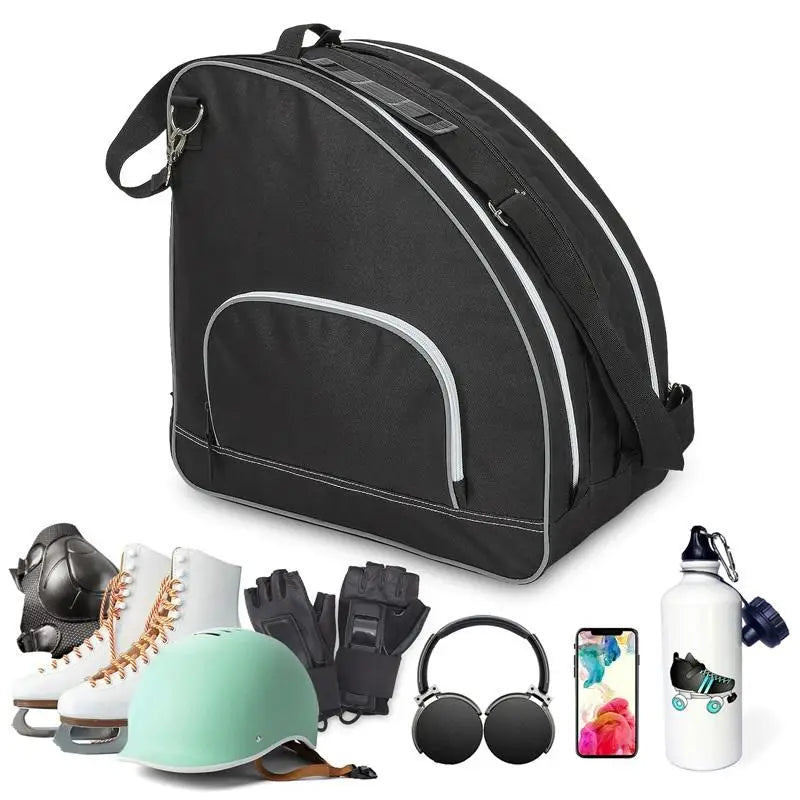 Custom Logo Softback Ski and Snowboard Travel Luggage Lightweight Folding Outdoor Activities Packing Ice Skate Bags