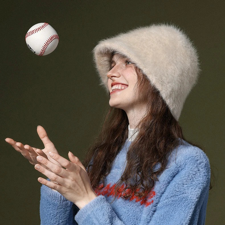 Best-Selling Women's Winter Outdoor Wide Brim Bucket Hat High Quality Wool Fabric Printed Fishing Fisherman Designer Parties