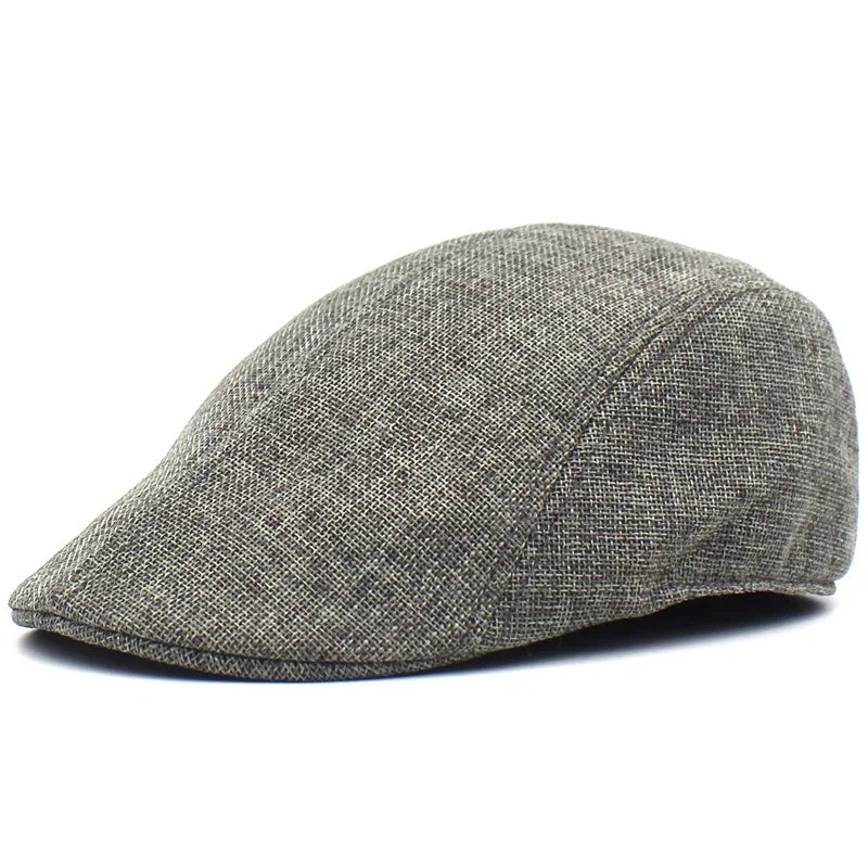 Men's Fashion Newsboy Golf Paperboy Cap Beret Cap for Men Ivy Cap Newsboy Hat for Men Mesh Newsboy Hat