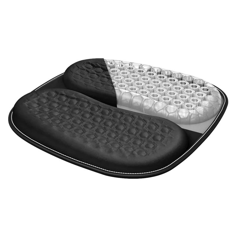 Anjuny Quilted Gel Seat Cushion for Wheelchair Use Cooling Technology All-Season Pain Relief Customizable Washable