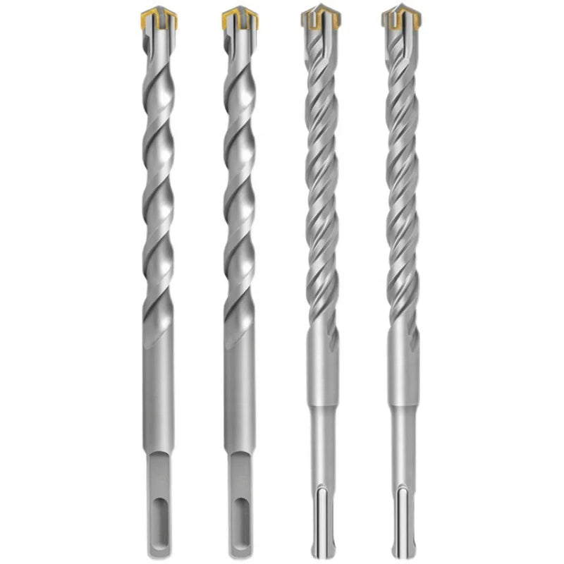 Rock Carbide-Tipped SDS-Max Rotary Hammer Cross Tip Masonry Drill Bits for Masonry Concrete
