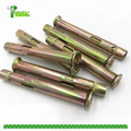 Galvanized Stud Screw Anchor Bolt M5 M6 M8 M10 M12 M14 M16 M18 M20 M24 M30 Flat Sleeve Anchor Zinc Plated