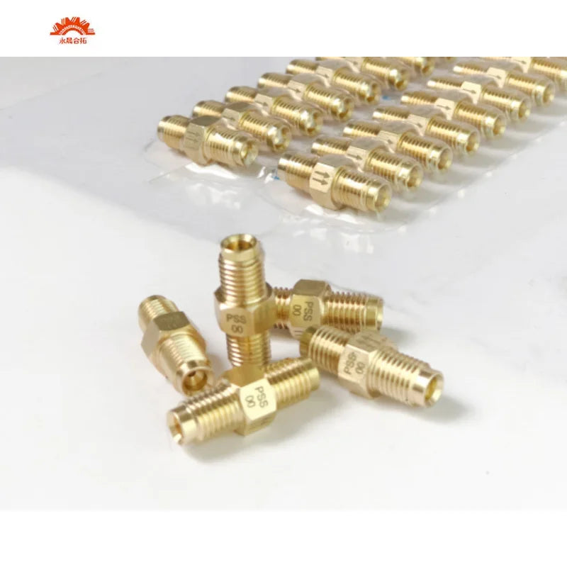 PSS-00 PST-0 Brass High Precision Lubrication Resistance Distributor Oil Flow Proportion Metering Unit M8*1 for CNC Lubricating