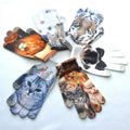 Unisex 3D Knitted Gloves Touch Screen DIY Thermal Sublimation Glove Animal Print Painted Knit Gloves