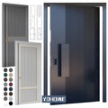 Australian Modern Style Pivot Bulletproof Doors for Houses Security Exterior Aluminum Doors Home Entrance Security Door MegaBDM