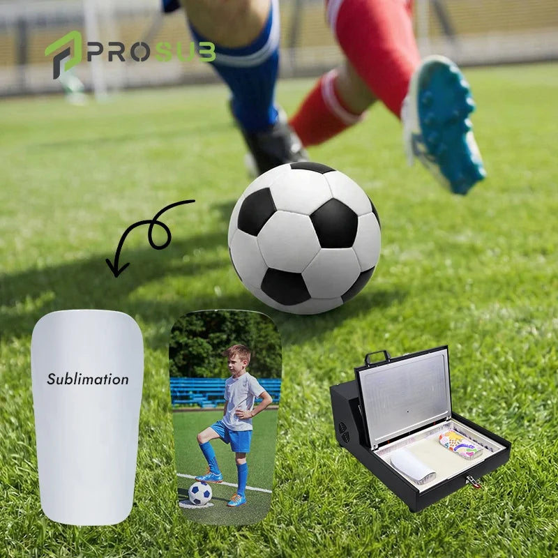 Prosub Wholesales Blank Sublimation Guard Shinguards 3D Sublimation Professional Shin Pads Leg Support Soccer Shinguard