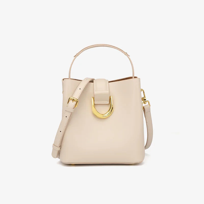 Bag Women's Bucket Bag 2022 New Fashion All-match Large-capacity One-shoulder Messenger Bag High-quality Leather Handbag