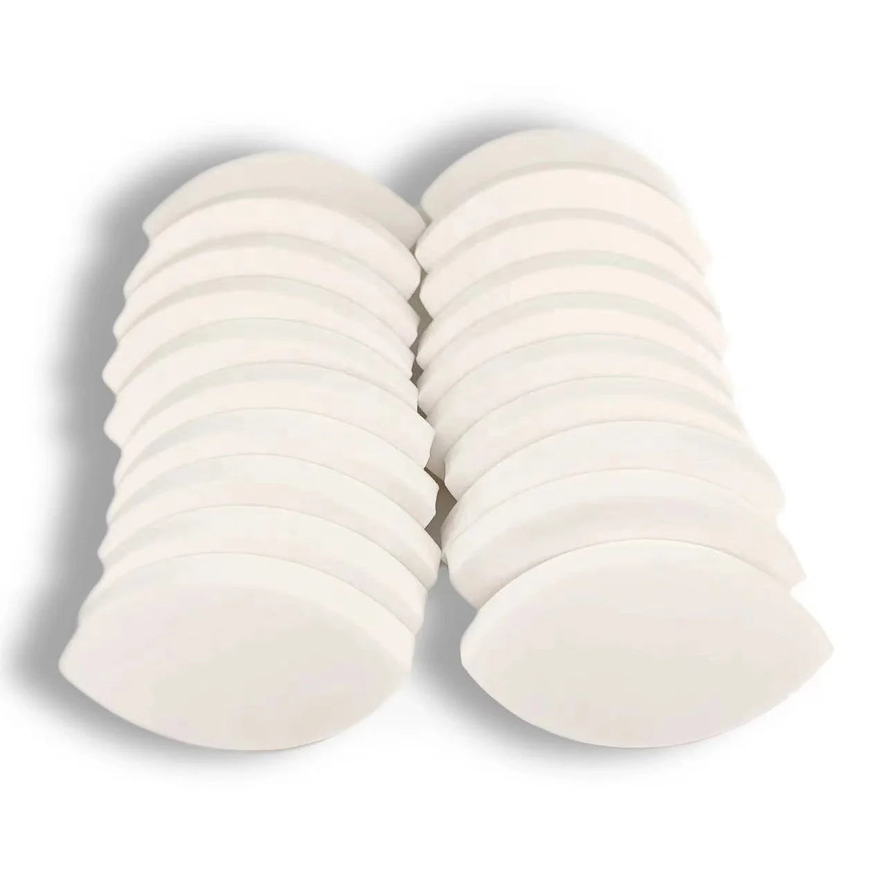 Factory Customized Eye Shape Latex-free Sponge Eyelash Extension Lash Practice Sponges 50% Bigger When Wet
