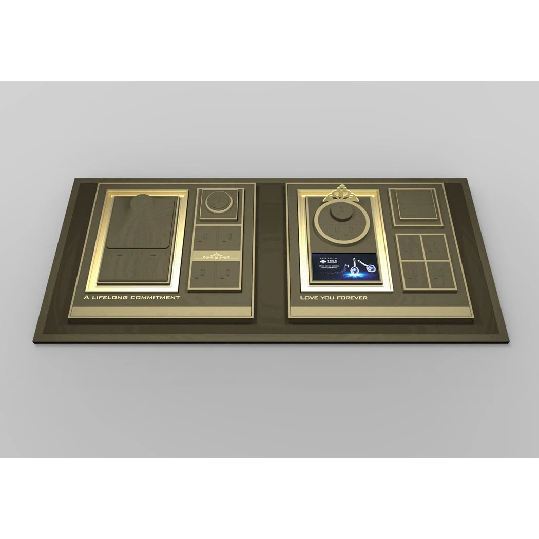 White Custom Acrylic Props Kit for Jewelry Photography Stand With Logo