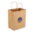 Custom Restaurant Square Base Out Fast Food Bag Color Paper Bags in Turkey Logo Stamping