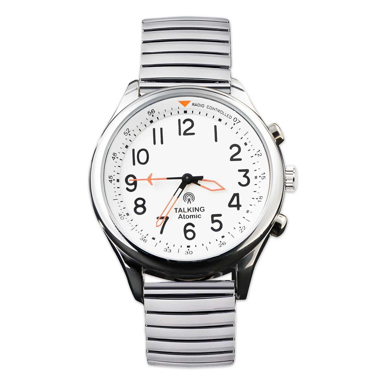 English/German/French Atomic Talking Watch Time and Date With  Loud Voice Alarm Watch for Visually Impaired and Old People